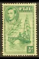 1938-55 ½d Green "Extra Palm Frond" Variety, SG 249ba, Mint For More Images, Please Visit... - Fidji (...-1970)