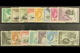 1954-62 Definitive Set, SG G26-40, Very Fine Cds Used. (15) For More Images, Please Visit... - Falkland