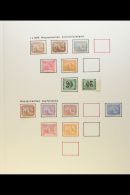 1879-1909 MINT COLLECTION THE DE LA RUE ISSUES - We Note All 1879 Values To 2pi With 1pi & 2pi Wmks Upright... - Altri & Non Classificati