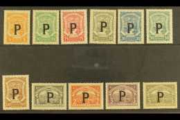 SCADTA PANAMA 1923 Complete Set With "P" Consular Overprints (Scott CLP56/66, SG 26K/36K), Mint, Some With The... - Colombia