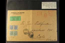 SCADTA 1929 (8 Nov) Large Cover From Netherlands Addressed To Cali, Bearing Netherlands Meter Mail Impression And... - Colombie