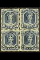 1865 - 70 24c Blue Queen Victoria, SG 30 Superb Mint Block Of 4. For More Images, Please Visit... - Andere & Zonder Classificatie