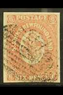 1862 6d Rose Lake, SG 20, Very Fine Used With Good Margins All Round. For More Images, Please Visit... - Altri & Non Classificati