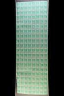 1938-40 LARGE MULTIPLE 1½a Turquoise-green, SG 23, Never Hinged Mint Multiple Of 160 (8 X 20). Lovely... - Burma (...-1947)