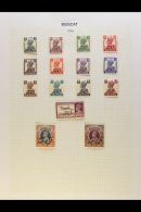 1944-1950 COMPLETE POSTAGE ISSUES. Mint & Used All Different Collection On Leaves, Inc Muscat 1944 Set Mint,... - Bahrain (...-1965)