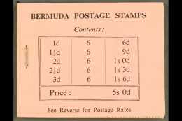 1948 5s Complete Booklet, SG SB1, Never Hinged Mint. For More Images, Please Visit... - Bermuda