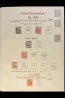 1885-1949 OLD TIME COLLECTION Nicely Written Up On Leaves, Mint & Used Chiefly All Different Stamps, Inc... - Autres & Non Classés