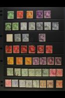 1852-1886 QUEEN VICTORIA COLLECTION CAT £2500+ A Most Useful Used Collection Presented On A Pair Of Stock... - Barbados (...-1966)
