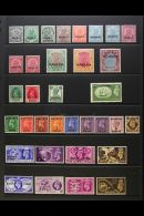 1933-1948 MINT COLLECTION Presented On A Stock Page. Includes 1933-37 KGV Opt'd Range With Most Values To 1r, 2r... - Bahreïn (...-1965)