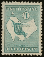 1913-14 1s Emerald 'Roo With WATERMARK INVERTED, SG 11w, Mint With A Short Perfs And A Tiny Cut At Top Right Clear... - Andere & Zonder Classificatie