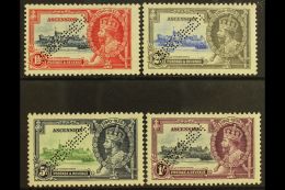1935 Silver Jubilee Set Complete, Perforated "Specimen", SG 31s/34s, Nhm (4 Stamps) For More Images, Please Visit... - Ascension (Ile De L')