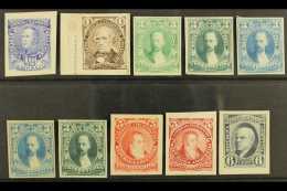 1888-9 COLOUR TRIALS & PROOFS IMPERF ½c To 6c Value In Various Colours On Card Or India Paper.... - Other & Unclassified