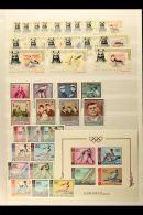 1964-7 NEVER HINGED MINT COLLECTION In Complete Sets Between 1964 Defins To 1967 Defins, Incl. 1964 Kennedy Set,... - Ajman