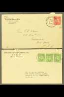 SUGAR Philippines 1925 And 1933 "Pampanga Sugar Mills" And "The Sugar News Press" Printed Covers To USA Bearing... - Zonder Classificatie