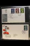 1960s-1990s DEFINITIVES FDC COLLECTION A Delightful, ALL DIFFERENT Collection Presented In A Trio Of Albums.... - FDC