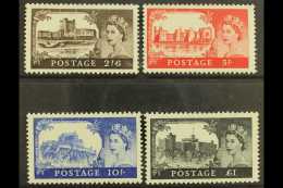 1955 Waterlow Castles High Values Set, SG 536/39, Never Hinged Mint. (4 Stamps) For More Images, Please Visit... - Andere & Zonder Classificatie