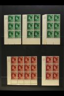 1936 CONTROL & CYLINDER BLOCK COLLECTION An Interesting Mint Or Never Hinged Mint Collection Of Cylinder... - Ohne Zuordnung