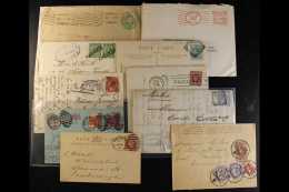 1841-1936 COVERS & CARDS COLLECTION A Most Interesting Selection Of Postal Stationery, Postcards &... - Altri & Non Classificati