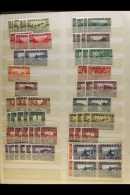 1918-1980's INTERESTING ACCUMULATION IN A BOX. Mint (some Never Hinged) & Used Stamps In Stockbooks & On... - Other & Unclassified