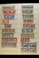 1918-1980's INTERESTING ACCUMULATION IN A BOX. Mint (some Never Hinged) & Used Stamps In Stockbooks & On... - Altri & Non Classificati