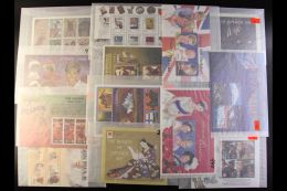 PALAU 1980's-2000's Superb Never Hinged Mint All Different Collection Of MINIATURE SHEETS In Glassine Packets.... - Other & Unclassified