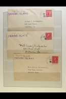 AMERICAN SAMOA SWAINS ISLAND Group Of Three Covers, Each With Island Cachet In The Top Left Corner, Two Addressed... - Other & Unclassified