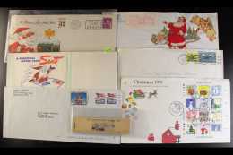 1905-2000s COVERS, CARDS & SEALS A Shoebox Stuffed With CHRISTMAS Related Covers, Cards & Ephemera,... - Autres & Non Classés