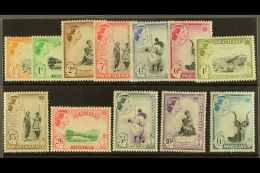 1956 Definitives Complete Set, SG 53/64, Never Hinged Mint. (12 Stamps) For More Images, Please Visit... - Swaziland (...-1967)