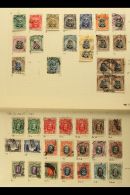 1924-53 USED COLLECTION On Album Pages. Includes 1924 8d, 1s 6d X2, 2s X6 (incl. A Block Of Four), 2s 6d And 5s,... - Rhodésie Du Sud (...-1964)