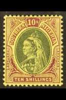 1901-02 10s Black And Purple On Yellow, SG 9, Very Fine Mint. For More Images, Please Visit... - Nigeria (...-1960)