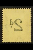 POSTAGE DUE VARIETY 1932-42 2d Black & Deep Purple, Wmk Inverted, VALUE OFFSET On Reverse, SG D23w Var, Never... - Zonder Classificatie