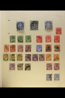 1910-95 EXTENSIVE COLLECTION WITH EXTRAS. An Attractive Mint & Used Collection In A Spring Back Binder With A... - Non Classificati