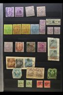 CAPE OF GOOD HOPE REVENUE STAMPS Powerful Ranges Somewhat Haphazardly Arranged On Stockleaves. Note 1864 Embossed... - Non Classificati