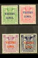 1935 - 1942 Postal Fiscal Set Complete, On Wiggins Teape Paper, SG 194a/d, Fine And Fresh Mint. Rare Set. (4... - Samoa