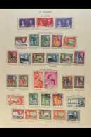 KING GEORGE VI ISSUES COMPLETE 1937-52 Fine Used Collection On An Album Page, SG 146/187, Includes 1938-47 And... - St.Vincent (...-1979)