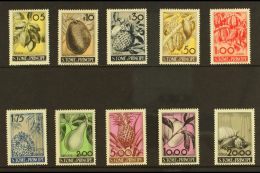 ST THOMAS & PRINCE ISLANDS 1948 Fruit Set, Ed 337/46, Very Fine Mint (10 Stamps) For More Images, Please Visit... - Other & Unclassified