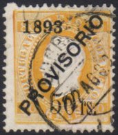 1893 50r On 80r Pale Orange, SG 310, Fine Used, Centered Slightly Right. For More Images, Please Visit... - Other & Unclassified