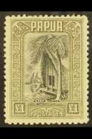 1932 £1 Black And Olive Grey Delta House, SG 145, Fine Mint. For More Images, Please Visit... - Papua Nuova Guinea