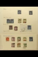 OIL RIVERS 1892-94 POSTMARK COLLECTION. Includes All Values Of The 1892-94 Opt'd Set To 3 X 1s (SG 1/6)  With... - Other & Unclassified