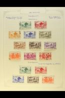 FRENCH:  1908-79 FINE CDS USED COLLECTION Written Up On Pages, Incl. 1910 To 50c And 1f, 1911 Set To 1f, 1913 40c,... - Other & Unclassified