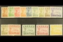 1937-48 Freighter Definitives Set Complete, SG 26B/39B, Lightly Hinged Mint (14 Stamps) For More Images, Please... - Nauru