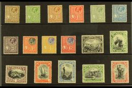 1930 Inscribed "POSTAGE (&) REVENUE" Complete Set, SG 193/209, Very Fine Mint. (17 Stamps) For More Images,... - Malte (...-1964)