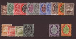 1904-14 Complete MCA Set SG 45/63, Fine Mint. (17) For More Images, Please Visit... - Malta (...-1964)