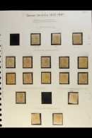 1860-84 ½D YELLOWS - VALUABLE MINT COLLECTION, S.T.C. £6400 With 1860-63 No Watermark White Paper... - Malte (...-1964)