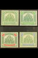 FEDERATED STATES 1922 - 34 $1 Both Colours, $2 And $5 Elephants, Wmk Script, SG 76, 76a, 78, 80, Very Fine And... - Andere & Zonder Classificatie