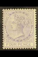 1884-86 4d Pale Violet, SG 24, Very Fine Mint. For More Images, Please Visit... - Nigeria (...-1960)