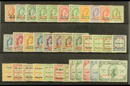 OCCUPATION OF PALESTINE 1948-49 FINE MINT COLLECTION Presented On A Stock Card. Includes The 1948 Opt'd Set Inc... - Jordanie