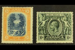 1919-21 (Mult Crown CA) 5s And 10s Definitive Top Values, SG 88a/89, Very Fine Mint. (2 Stamps) For More Images,... - Giamaica (...-1961)