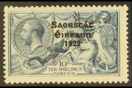 1925 RUNNAL'S RE-ENTRY. 10s Dull Grey-blue Seahorses Narrow Date Overprint With RUNNAL'S RE-ENTRY Variety... - Other & Unclassified