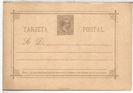 FILIPINAS 1896 ENTERO POSTAL PELON 3 CENTAVOS - Filippine